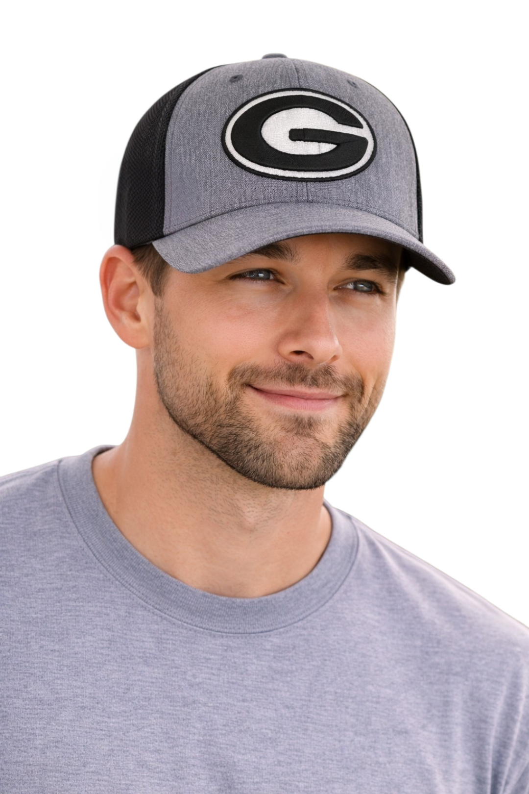 Georgia Bulldogs Carbon Charcoal Trucker Adjustable Hat