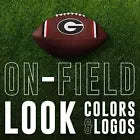 Georgia Bulldogs Kids Youth Football - Official College Team Football with Team Logos - Junior Size Football - J&W Sports Apparel