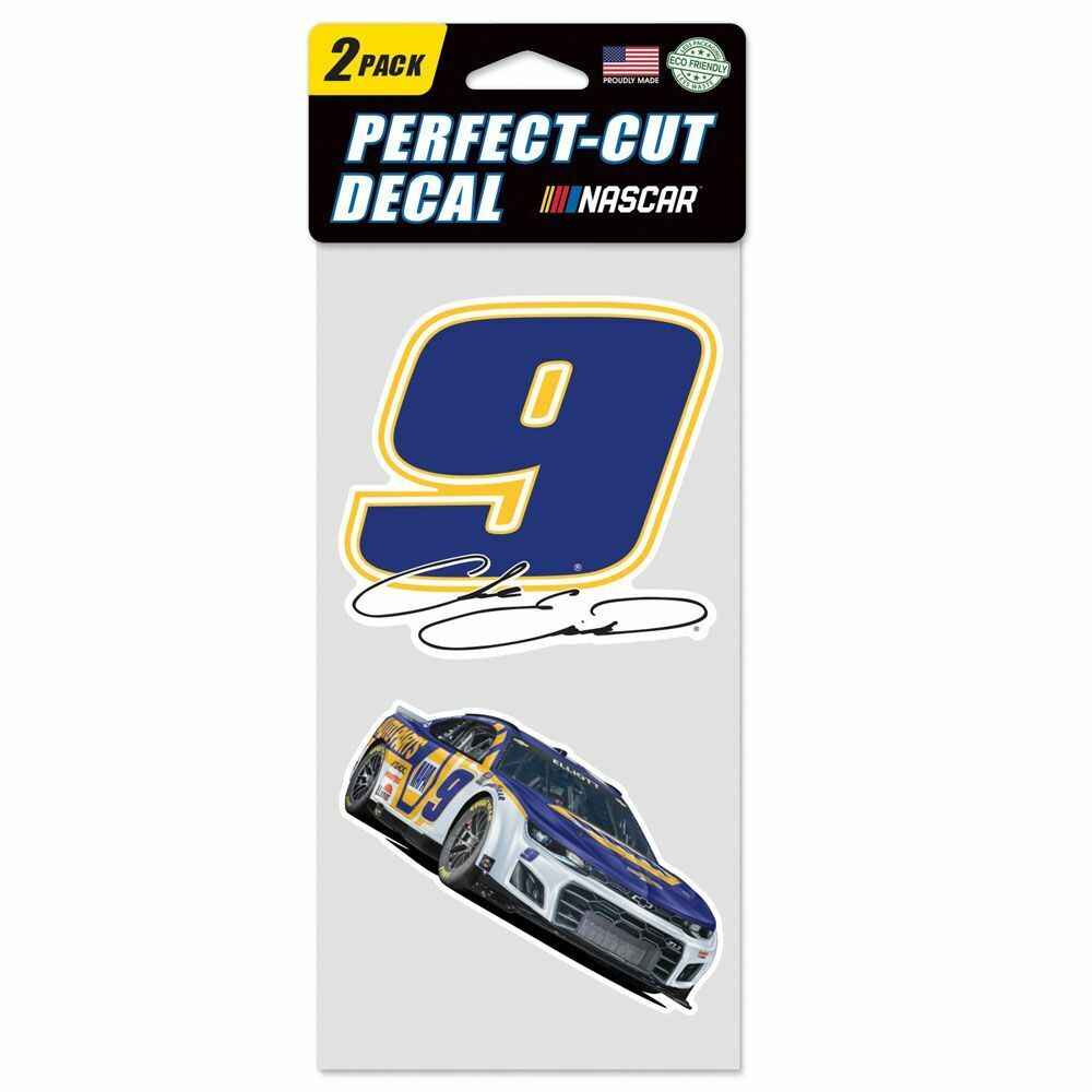 Wincraft Chase Elliott #9 NAPA 4x8 2 pack Decal