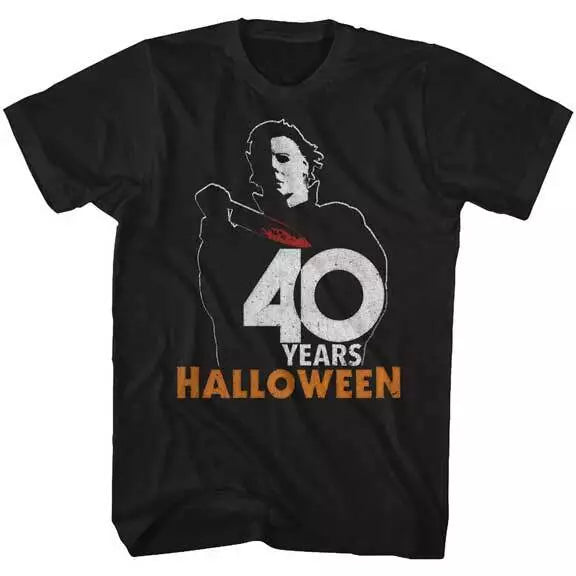 Halloween Michael Myers - 40 Years of Halloween T-Shirt - J&W Sports Apparel