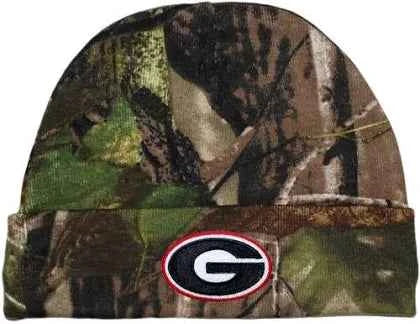 Creative Knitwear Georgia Bulldogs Newborn Realtree Camo Knit Cap
