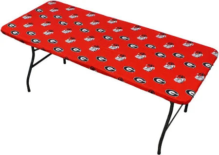 GEORGIA BULLDOGS 6' TABLE COVER - 72''X30'' J&W Sports Apparel College Covers