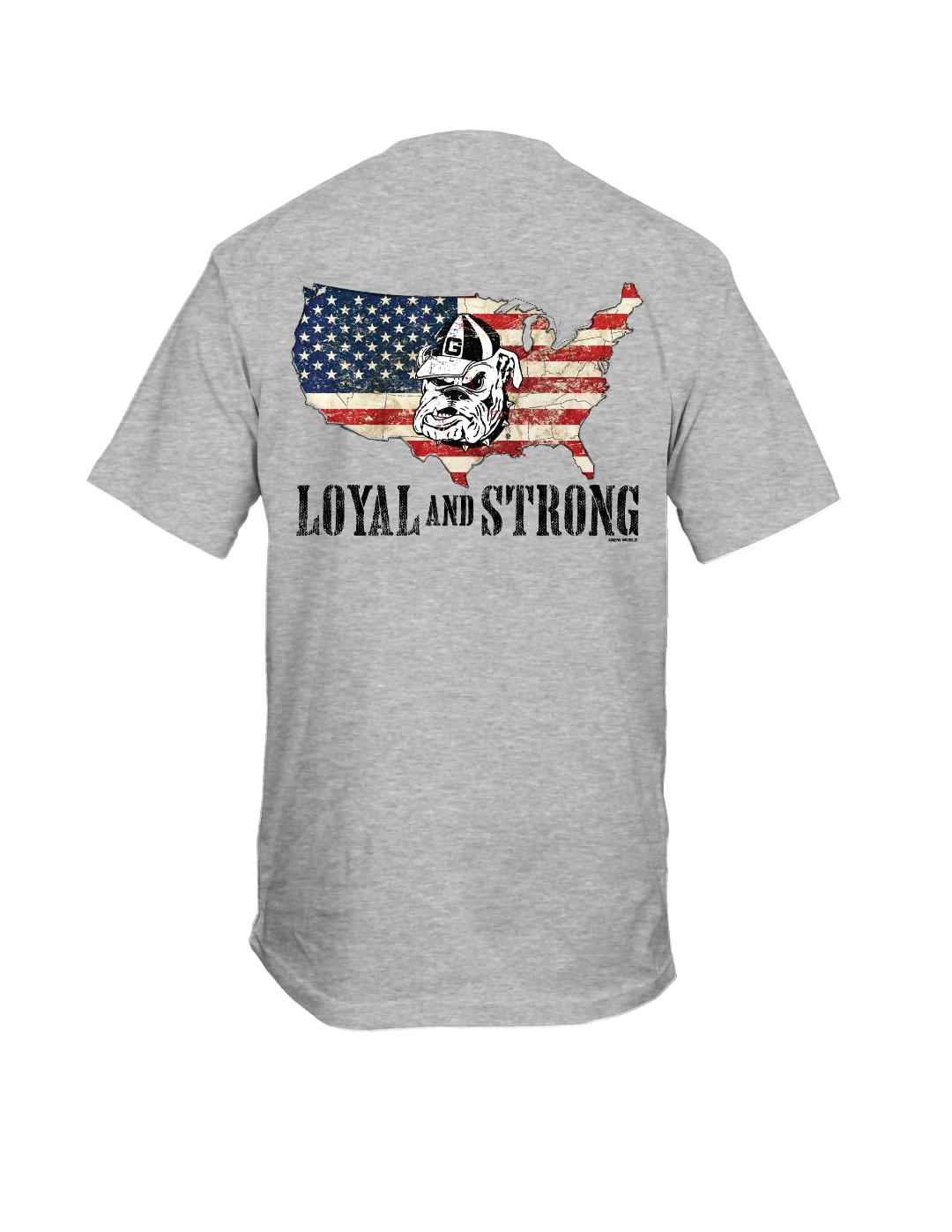 Georgia Bulldogs Dawgs Country Logo Shirt