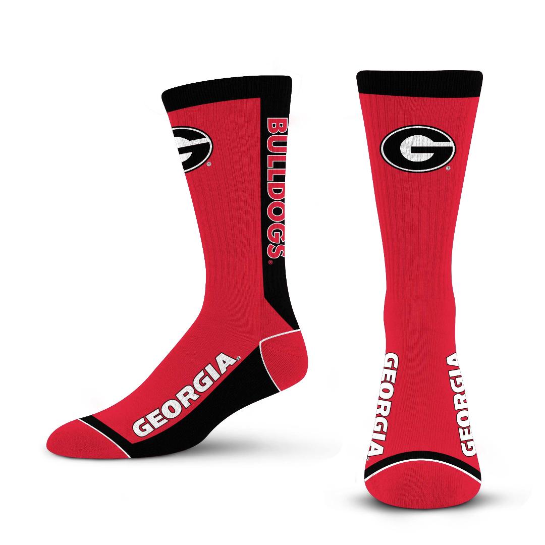 Georgia Bulldogs MVP Crew Sock NCAA - J&W Sports Apparel