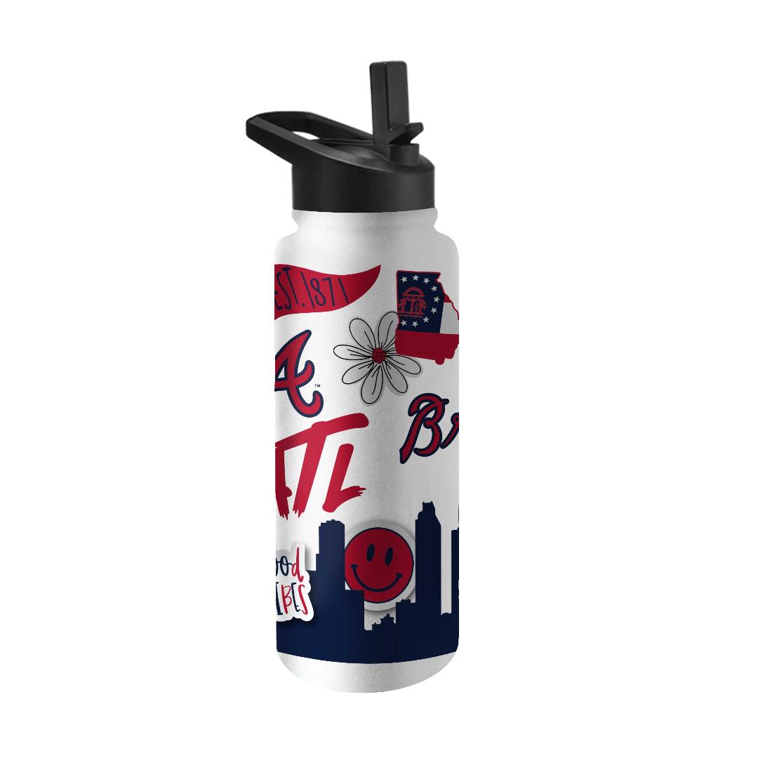 Atlanta Braves 34oz Native Quencher Bottle - J&W Sports Apparel