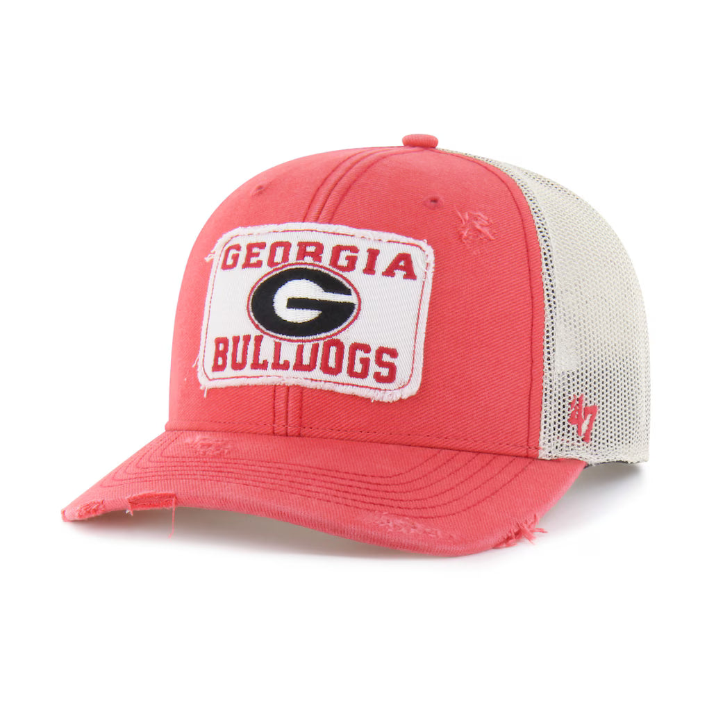 Georgia Bulldogs Red Egremont Well-Worn Adjustable Trucker Hat