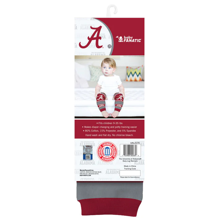 Alabama Crimson Tide Baby Leg Warmers - J&W Sports Apparel