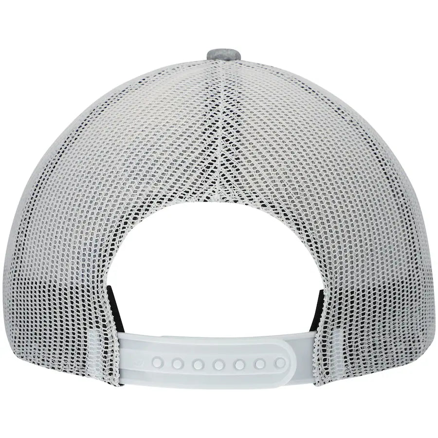 ATLANTA BRAVES GRAY HARRINGTON SCRIPT 47 TRUCKER - J&W Sports Apparel