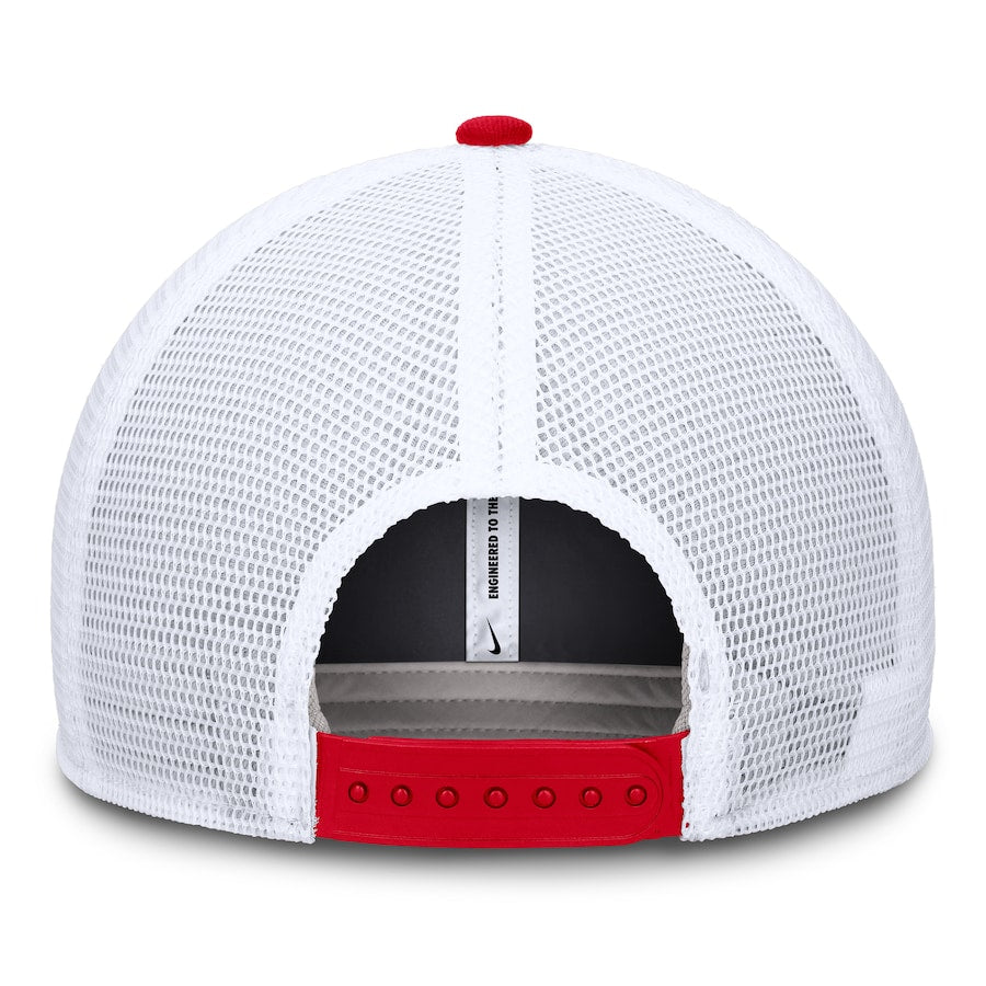 Georgia Bulldogs Nike Legacy Rise Mascot Trucker Adjustable Hat - Red/White