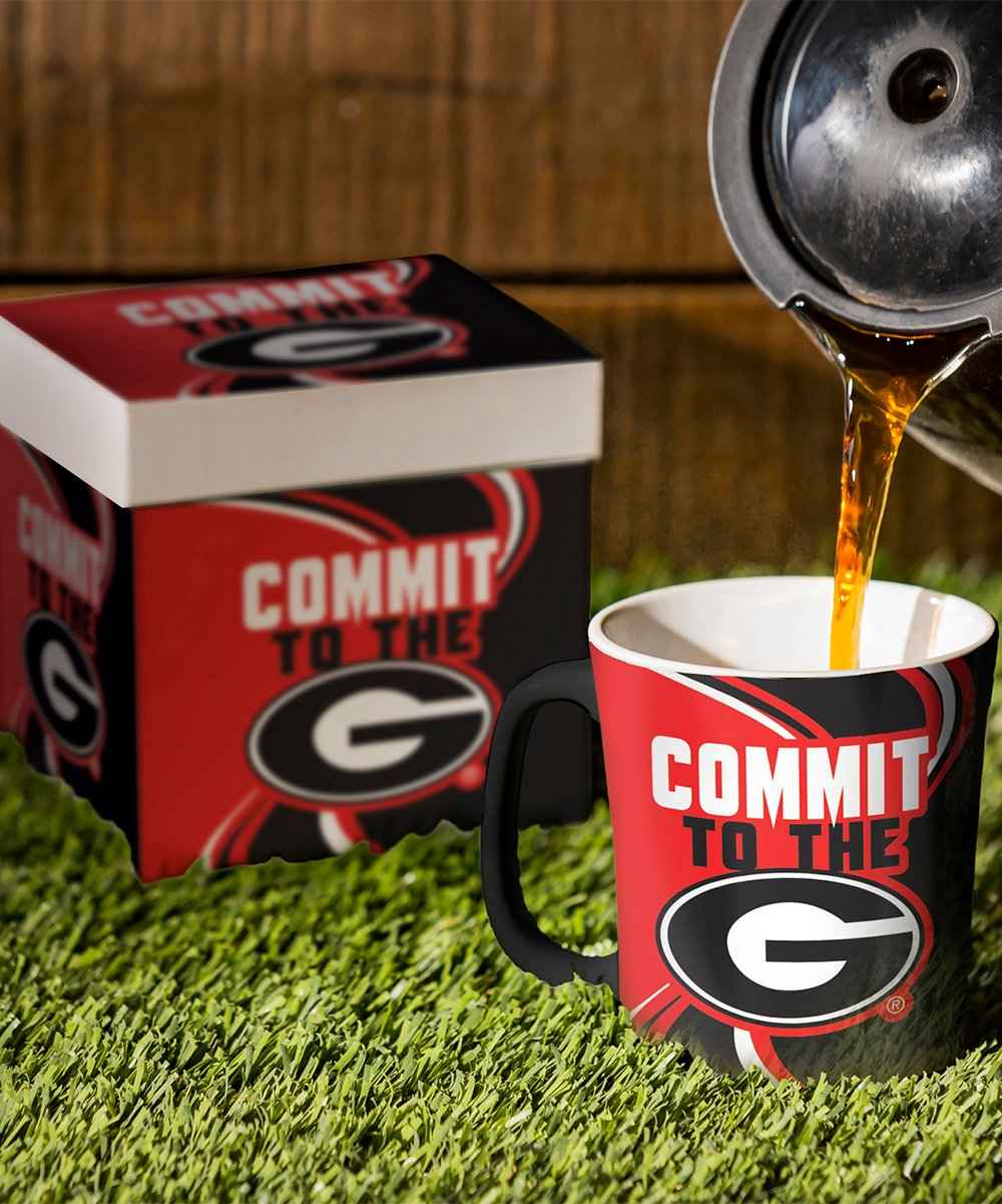Georgia Bulldogs - 14oz Ceramic Cup of Awesome with Matching Box
