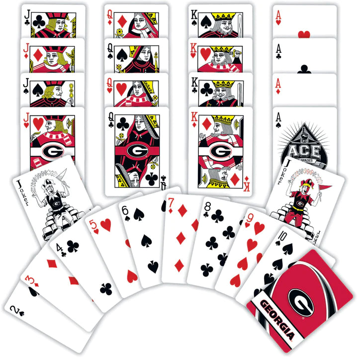 Georgia Bulldogs Playing Cards - J&W Sports Apparel