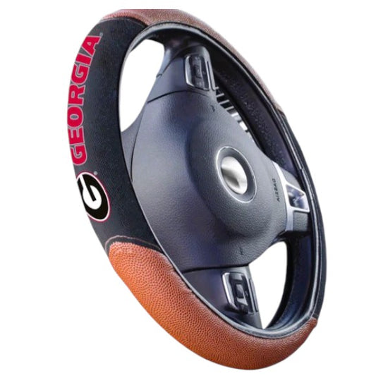 Georgia Bulldogs Sports Grip Steering Wheel Cover