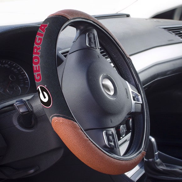 Georgia Bulldogs Sports Grip Steering Wheel Cover