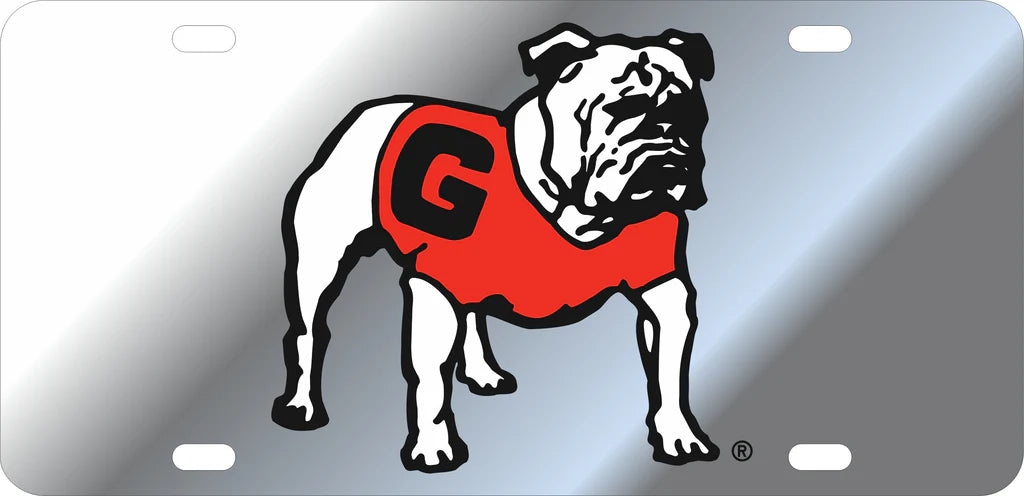 Georgia Bulldogs -  Standing Bulldog License Plate