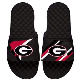 Georgia Bulldogs ISlide Varsity Starter Jacket Slide Sandals - Black