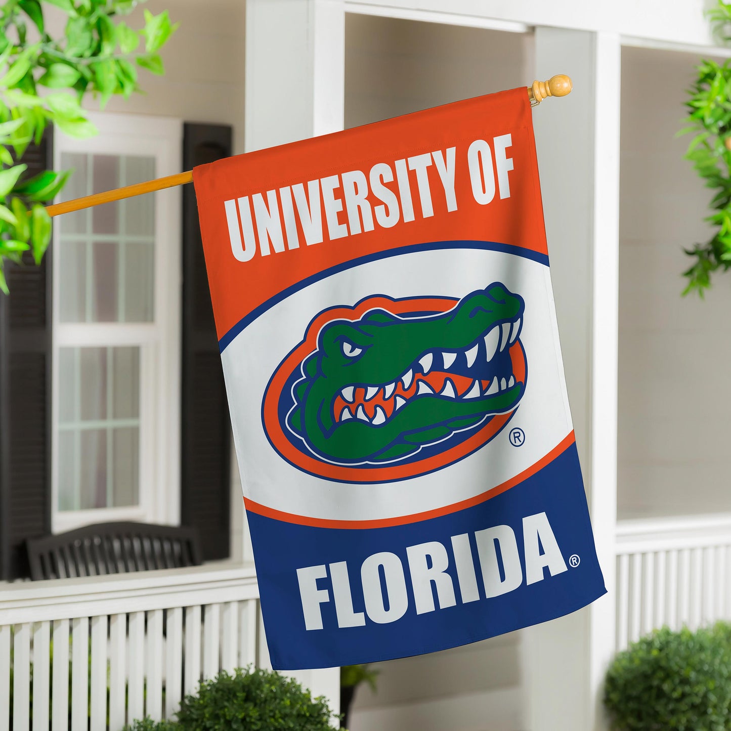 Florida Gators- Suede Flag, House - J&W Sports Apparel