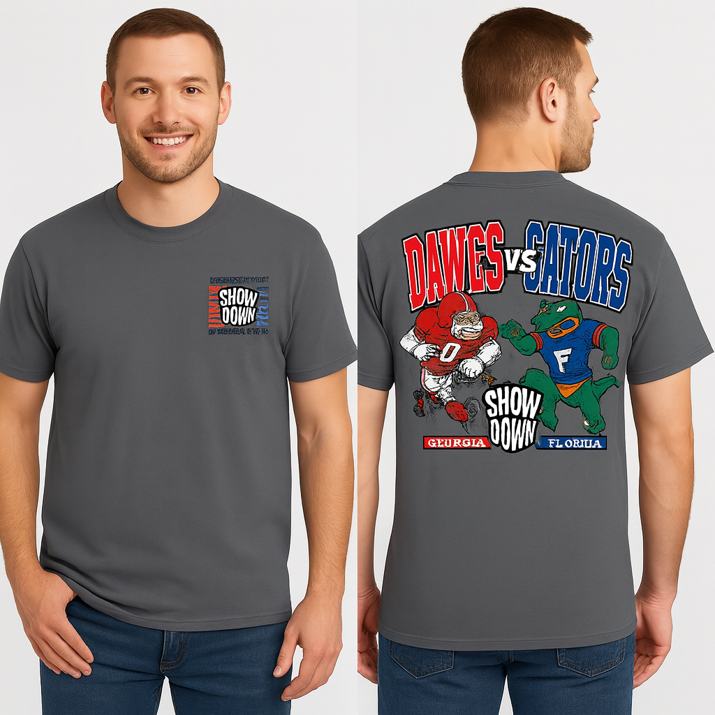 GEORGIA BULLDOGS -  DAWGS VS GATORS SHOW DOWN SHIRT