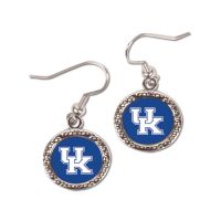 KENTUCKY WILDCATS EARRINGS - KENTUCKY WILDCATS EARRINGS JEWELRY CARDED ROUND