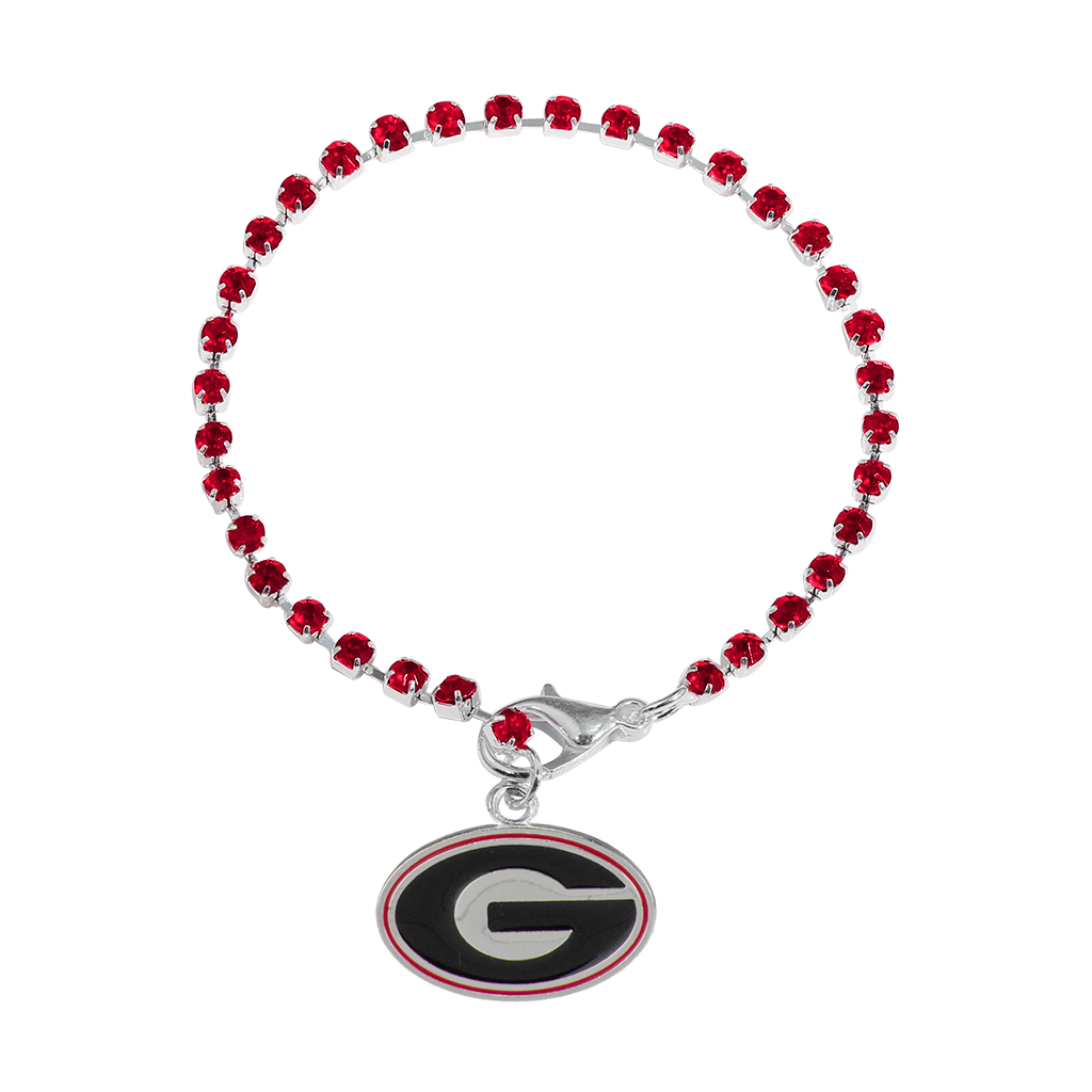 GEORGIA  CRYSTAL LOGO BRACELET