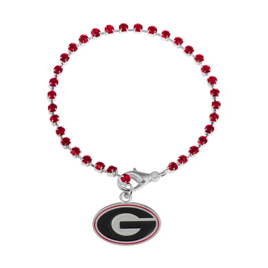 GEORGIA  CRYSTAL LOGO BRACELET