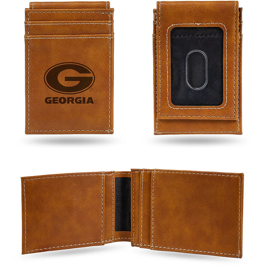 Georgia Bulldogs Premium Front Pocket Wallet - Compact/Comfortable/Slim
