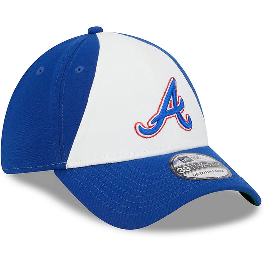 Atlanta Braves New Era 2023 City Connect 39THIRTY Flex Fit Hat - White/Royal