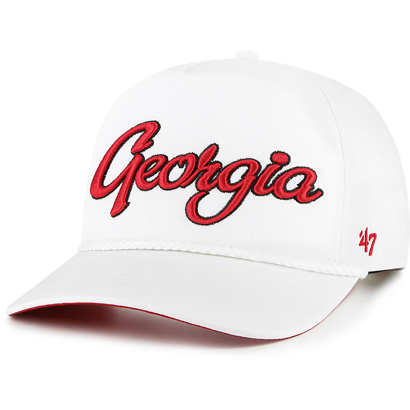 GEORGIA BULLDOGS VIN WHITE OVERHAND 47 HITCH