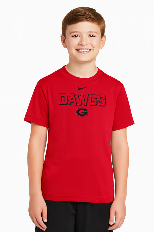 Georgia Bulldogs Nike Youth Legend Performance T-Shirt - Red
