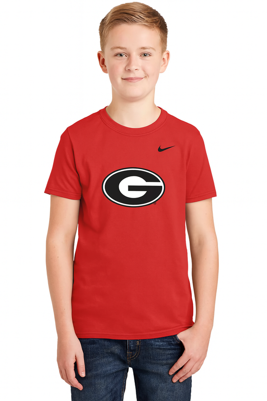 Georgia Bulldogs Nike Youth Logo Legend Performance T-Shirt - Red