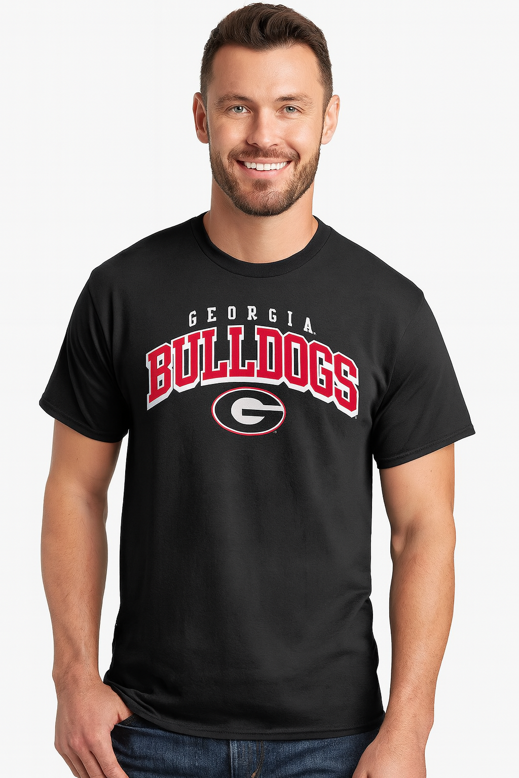Georgia Bulldogs Line Corps T-Shirt - Black