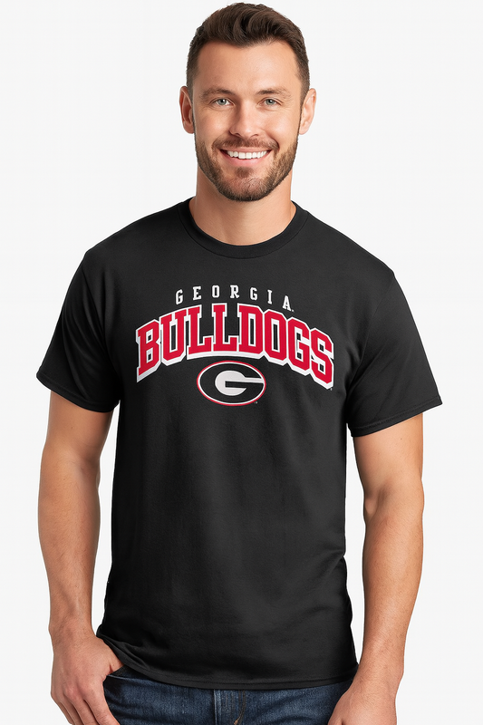 Georgia Bulldogs Line Corps T-Shirt - Black