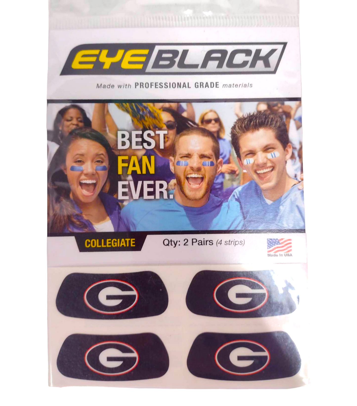 Georgia Bulldogs EyeBlacks  4 Pack