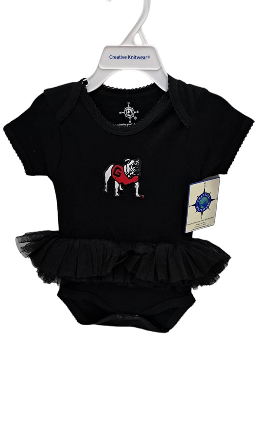 Georgia Infant Tutu Bodysuit Black