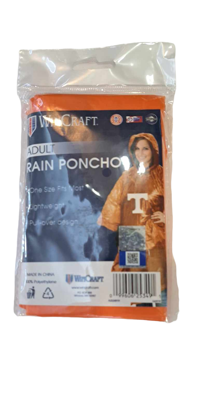 TENNESSEE VOLUNTEERS RAIN PONCHO