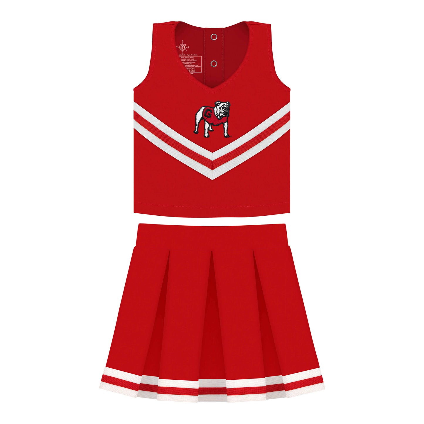 Georgia Bulldogs Cheerleader Dress - 3 Piece