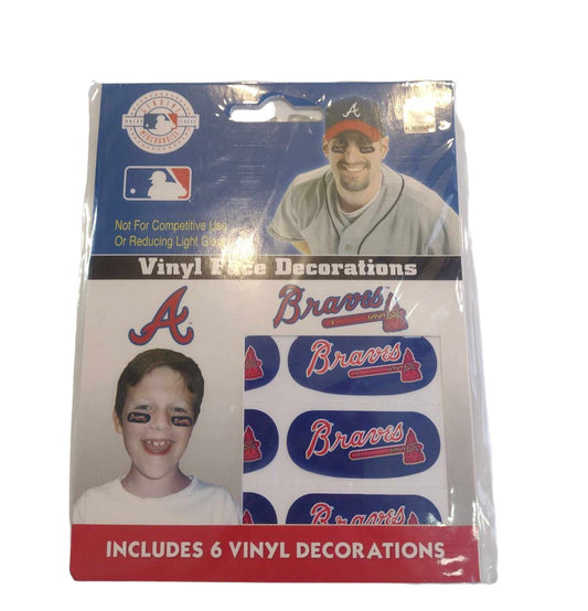 Atlanta Braves Face Decorations