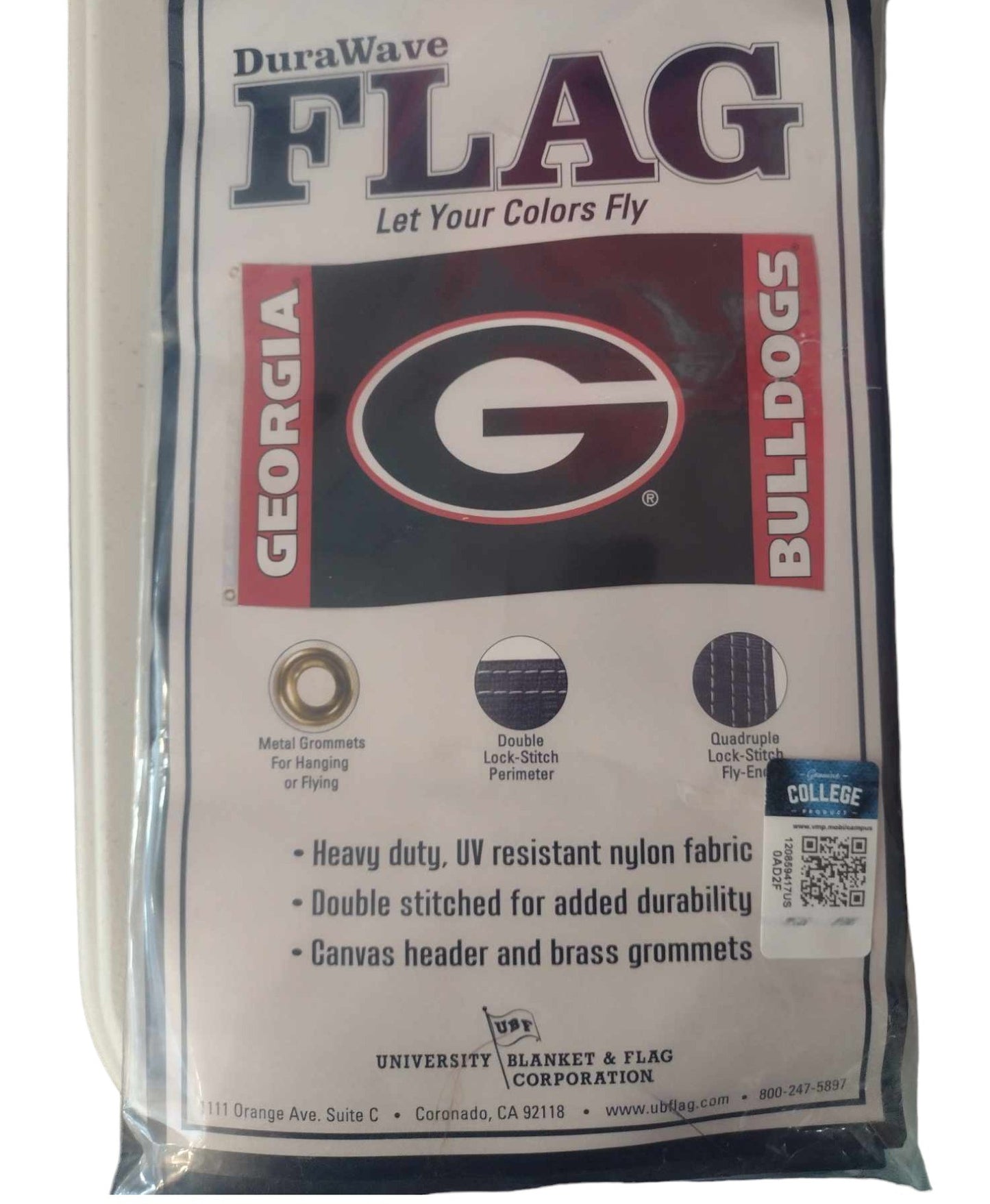 Georgia Bulldogs Dura Wave 3X5 Flag