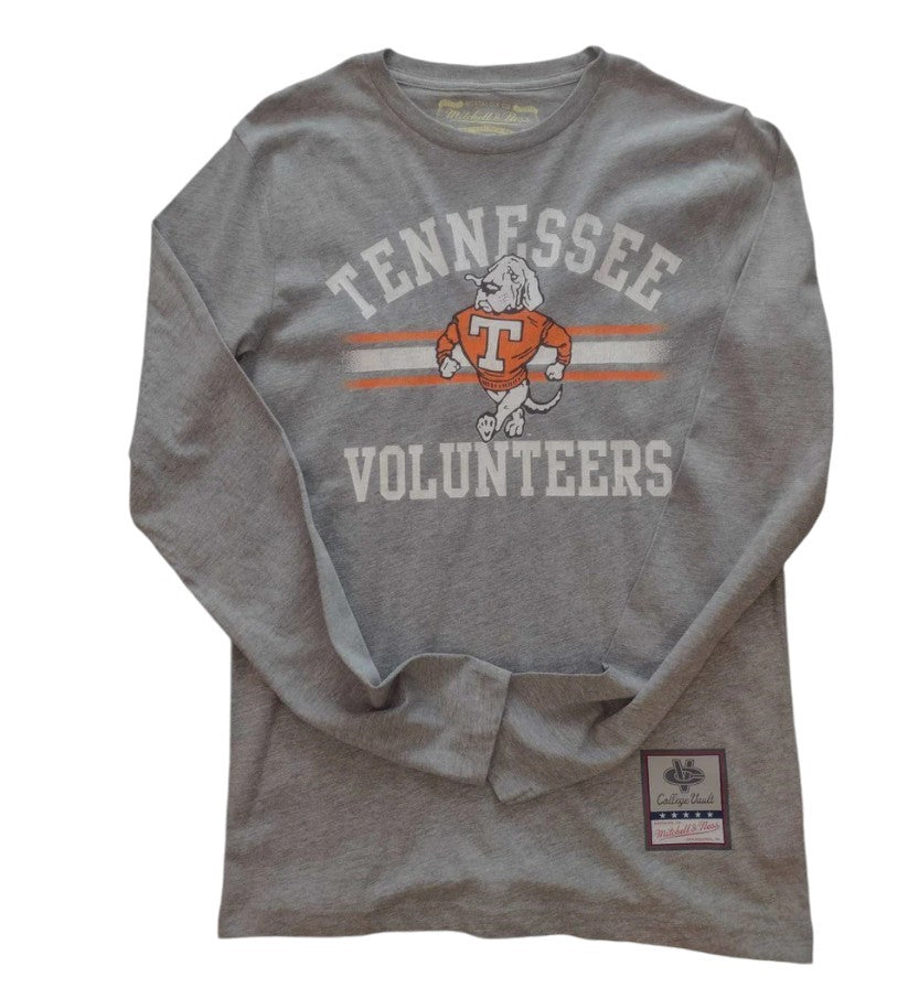 NCAA VINTAGE STRIPE LS TEE TENNESSEE VOLUNTEERS LONG SLEEVE