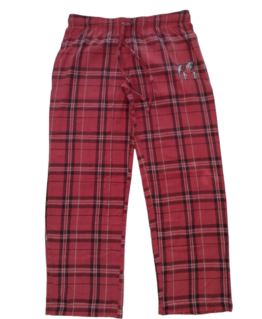 Georgia Bulldogs Red Women's Plaid Cozy Lounge Pants