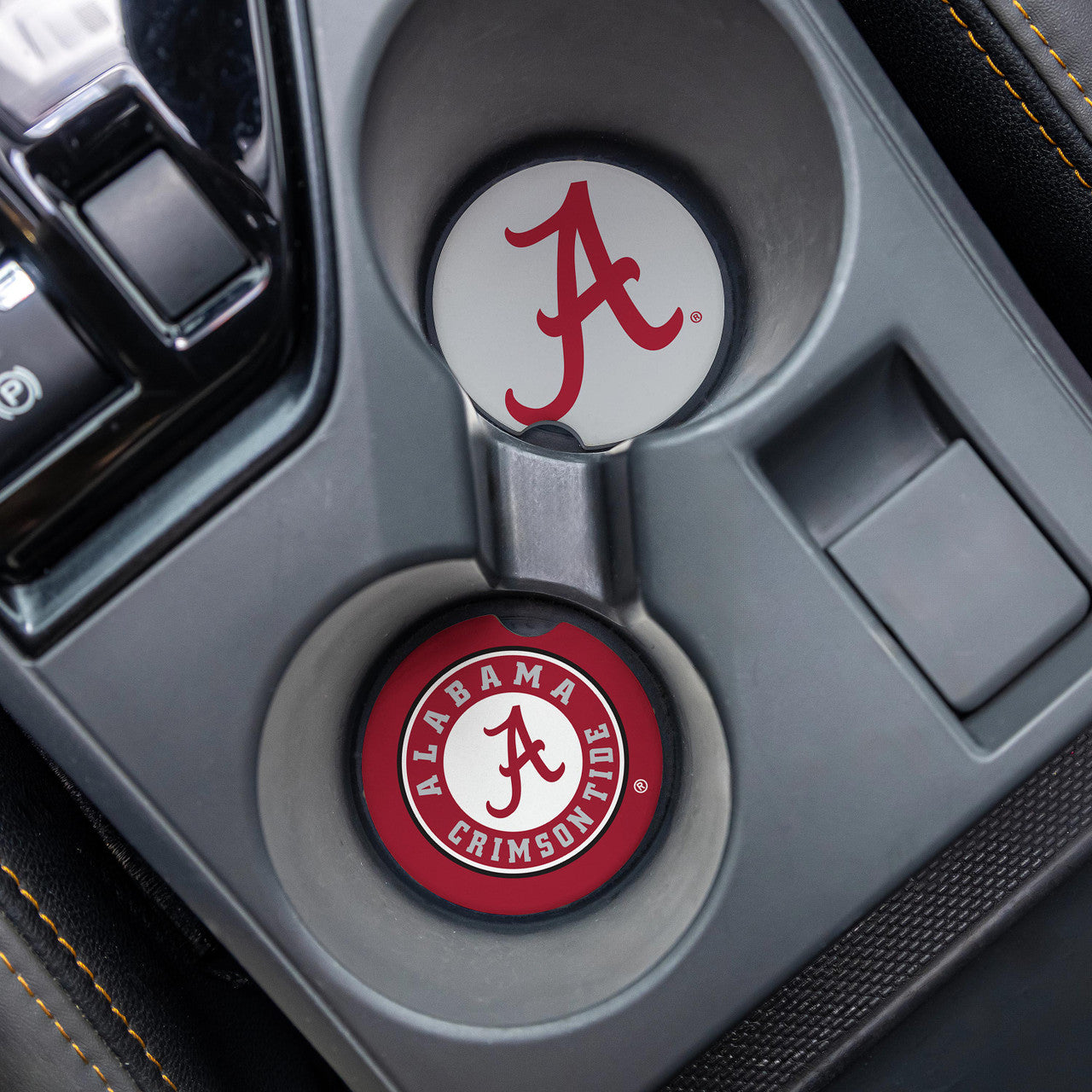 Alabama Crimson Tide Car Coaster Set 2 Pack