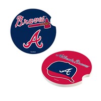 Atlanta Braves - Car Coaster Set, 2pc