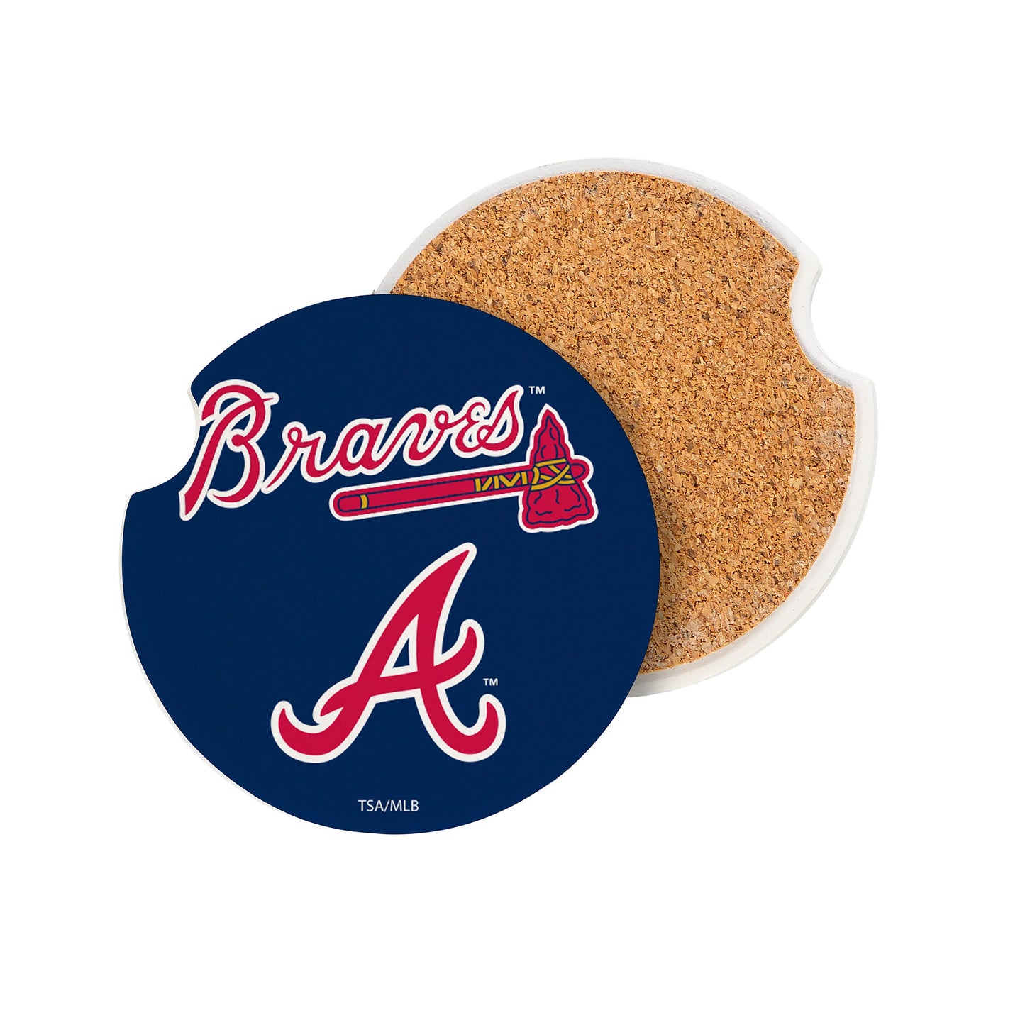 Atlanta Braves - Car Coaster Set, 2pc