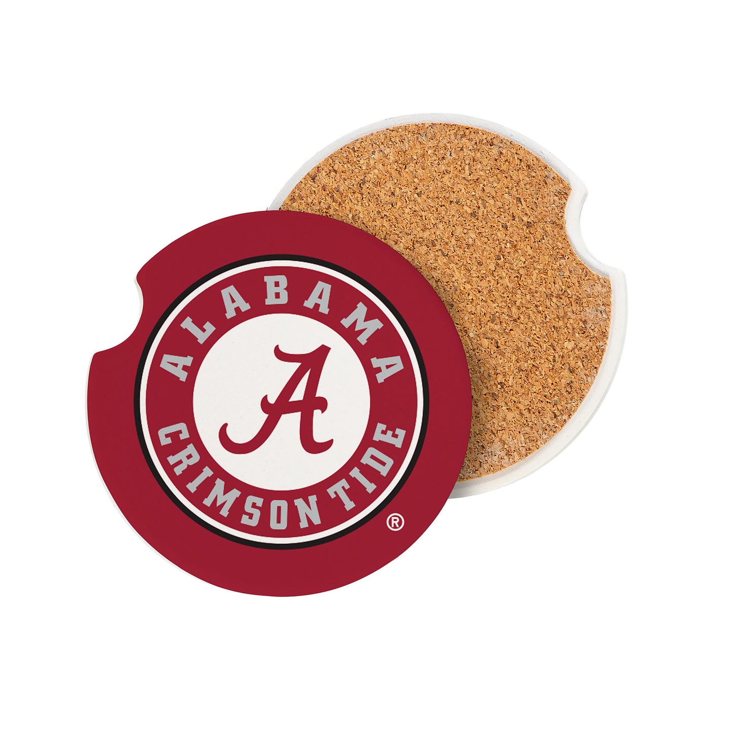 Alabama Crimson Tide - Car Coaster Set, 2pc