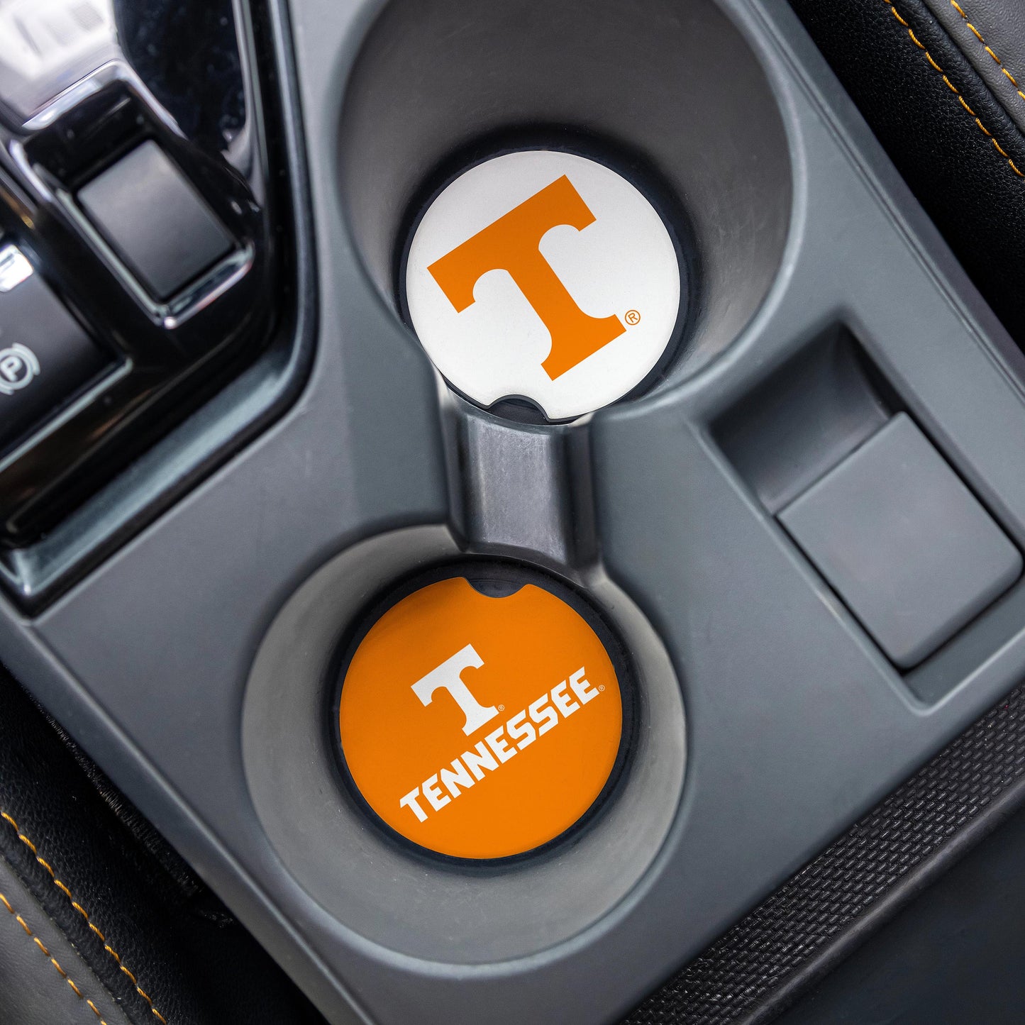 Tennessee Volunteers -  Car Coaster Set, 2pc