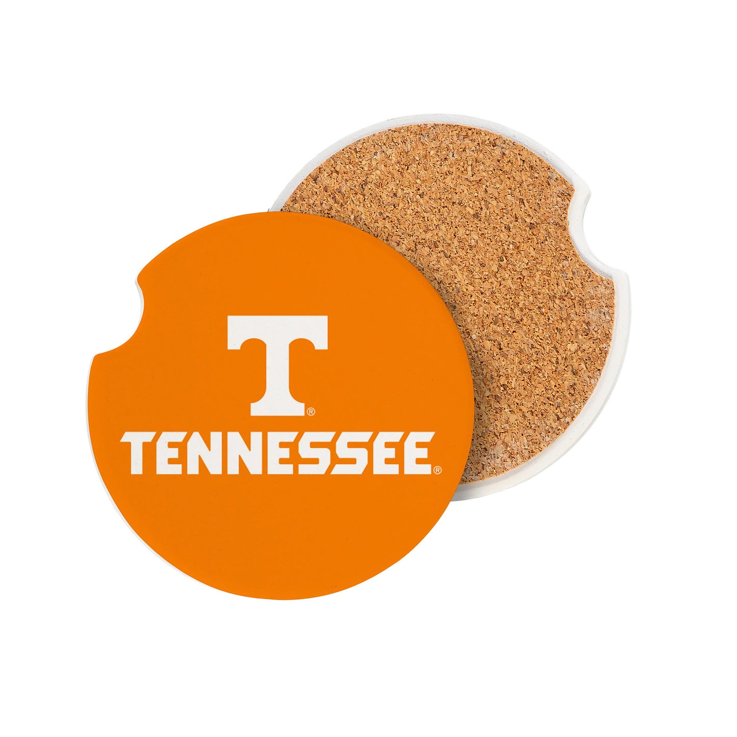 Tennessee Volunteers -  Car Coaster Set, 2pc