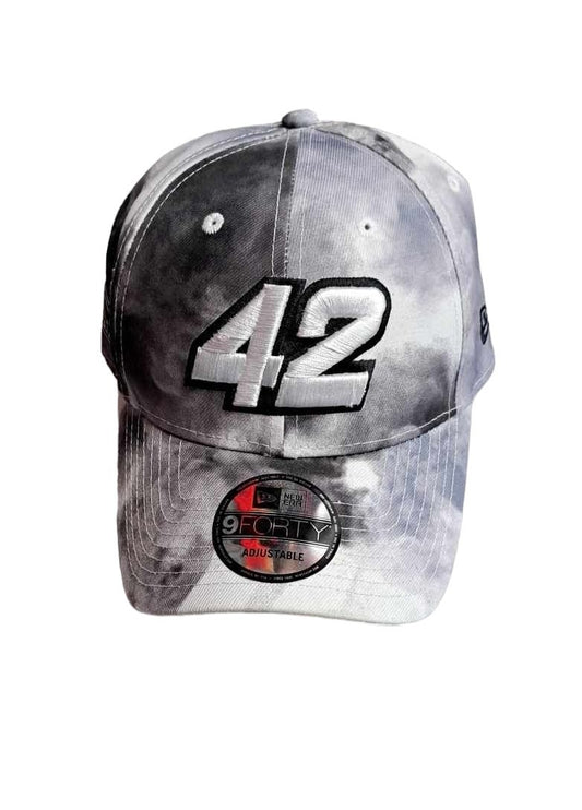 New Era Smoke Grey Kyle Larson #42 Hat adjustable fit