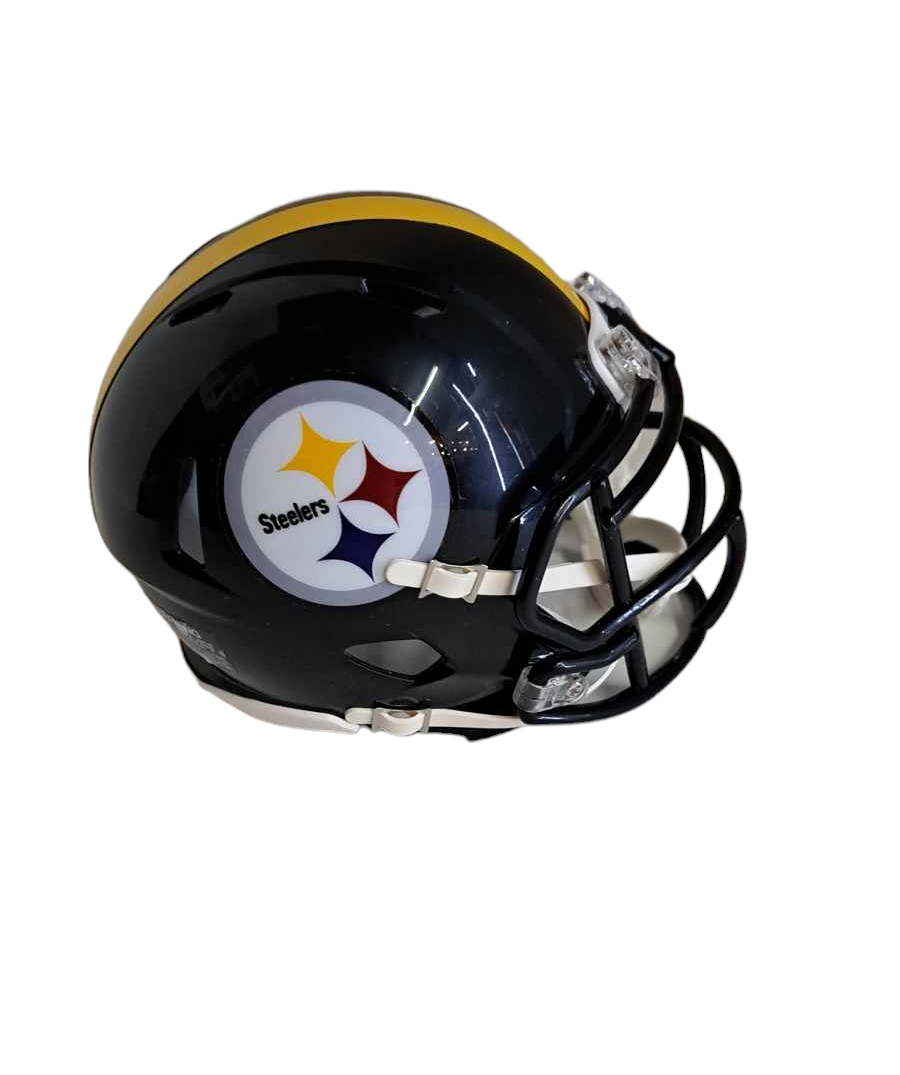 Dwight Stone # 20 Pittsburgh Steelers Signed Mini Helmet