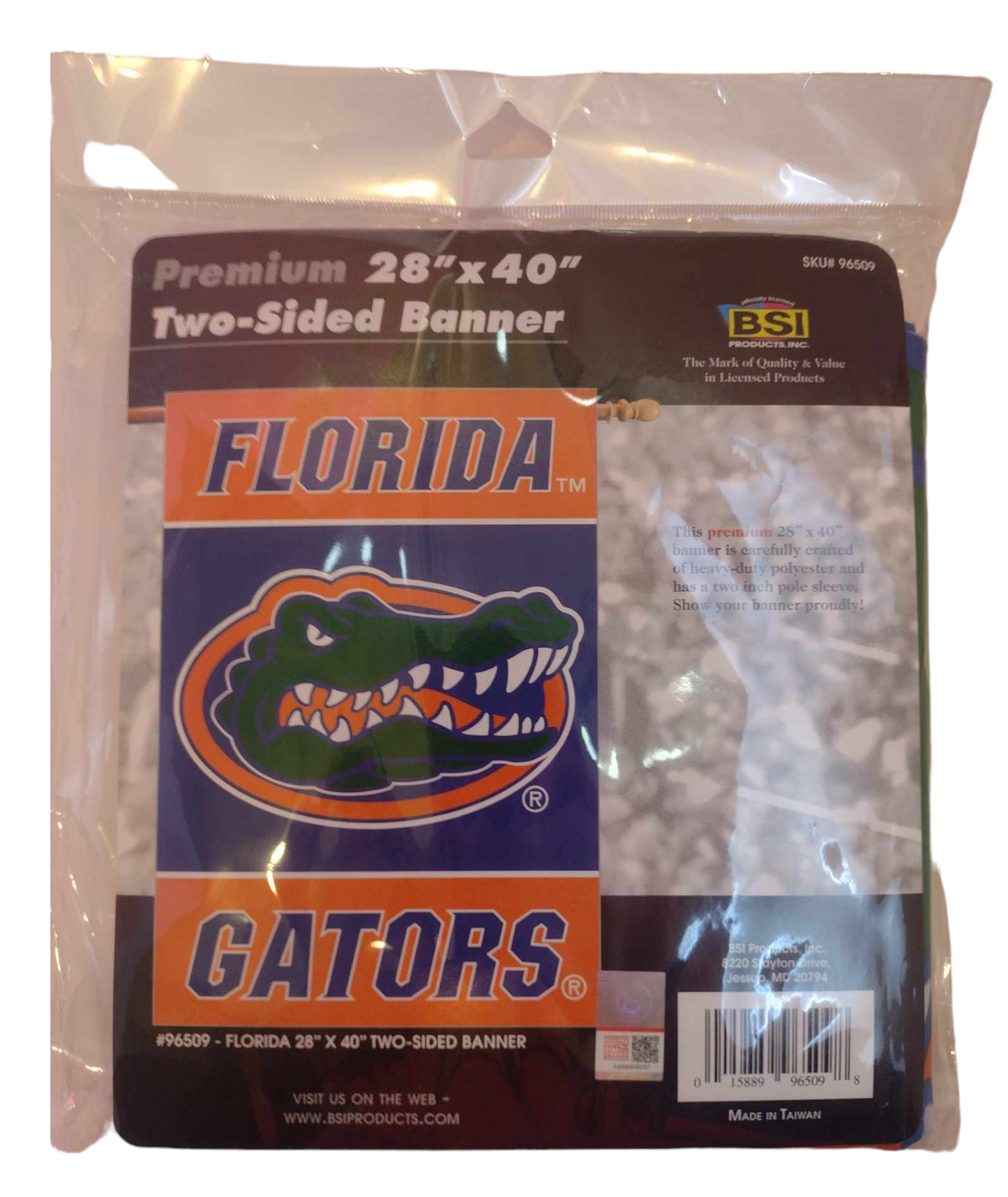 Florida Gators 2-Sided 28" x 40" Banner Flag