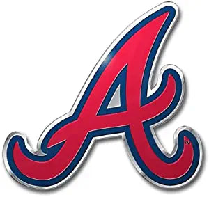 Atlanta Braves 3D Color Metal Emblem
