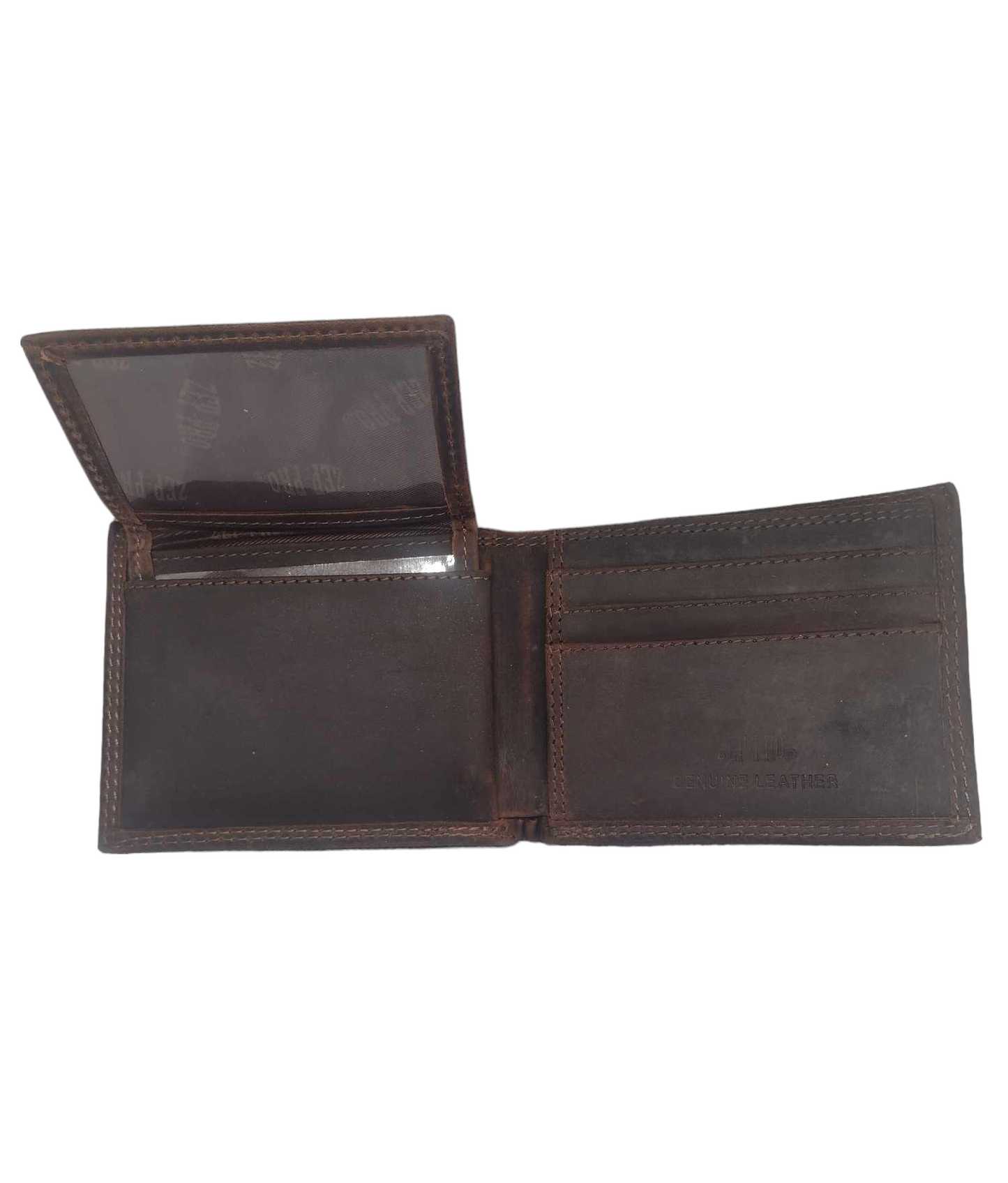 Georgia Bulldogs Brown “Crazy Horse” Leather Bi-fold Wallet